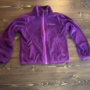 Columbia Vibrant Purple Fleece Jacket
